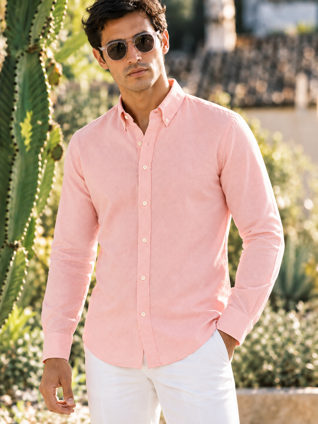 Blush Oxford Shirt
