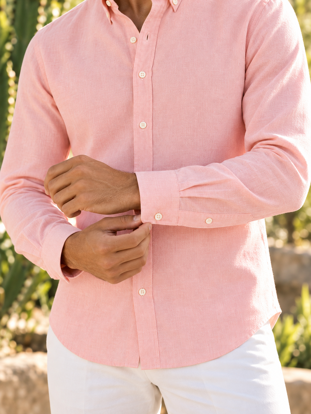 Blush Oxford Shirt