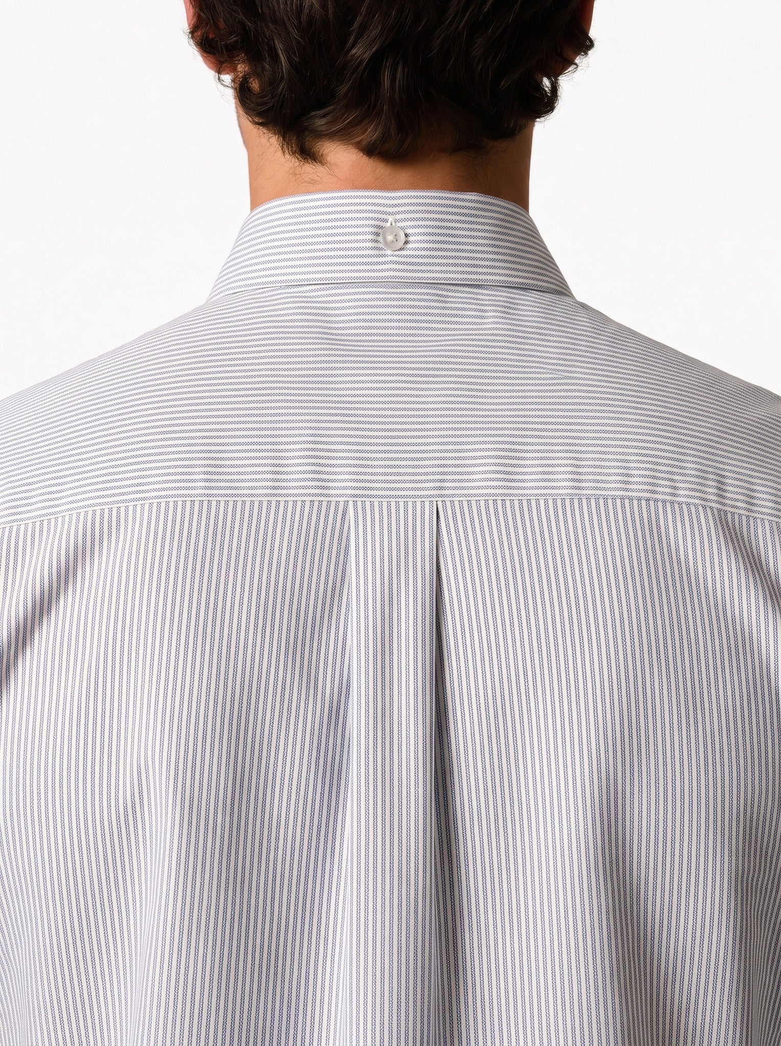 CAPRICORN Cotton Shirt — Graphite, back view
