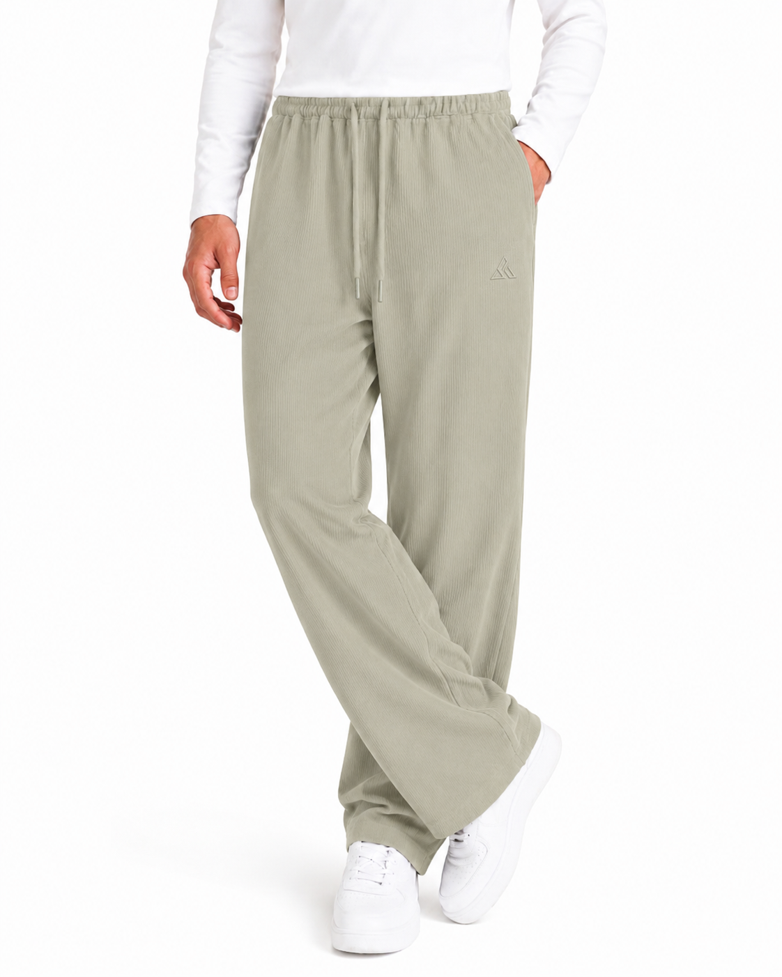 Corduroy Jogger in DHOOMR — front