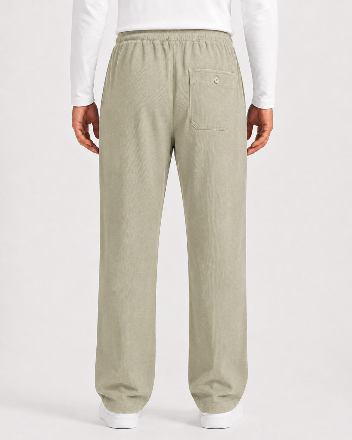 Corduroy Jogger in DHOOMR — back
