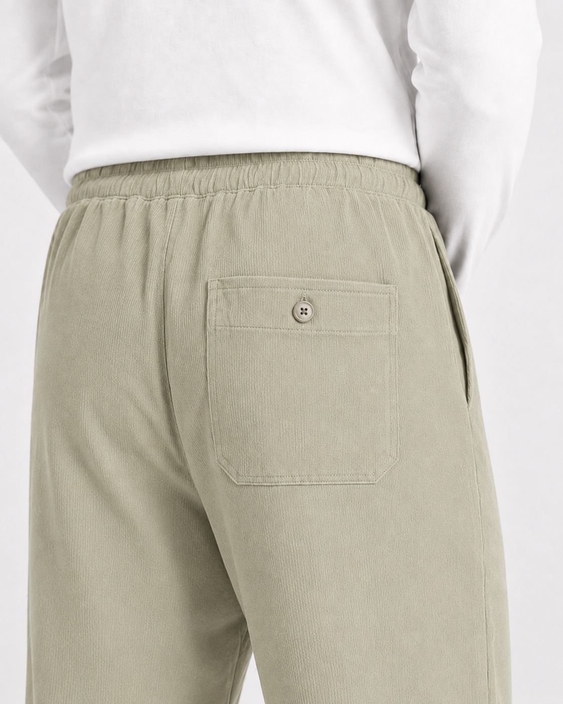 Corduroy Jogger in DHOOMR — detail