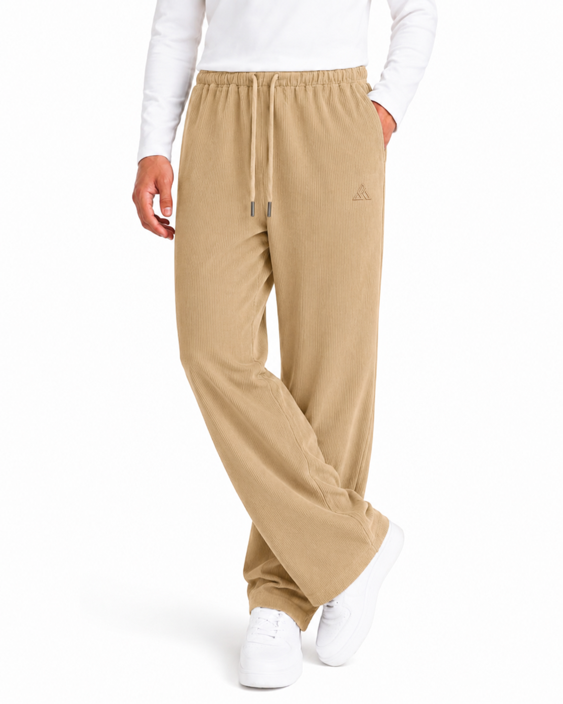 Corduroy Jogger in KSHEER — front