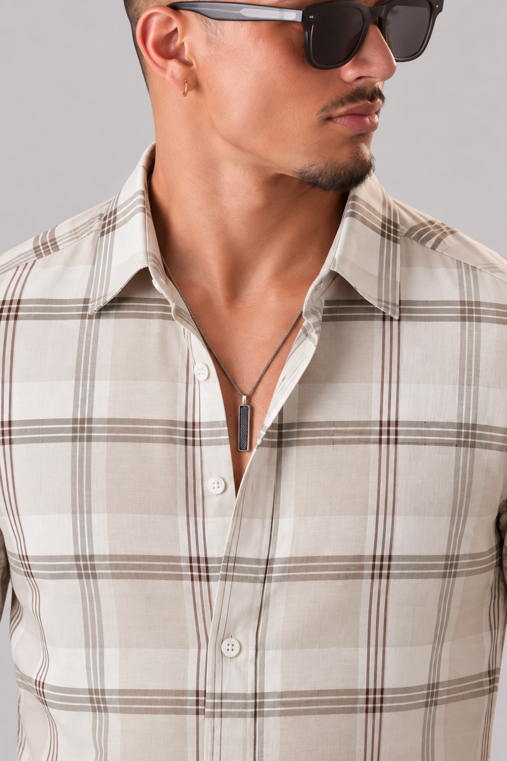 SAGITTARIUS Cotton Shirt — Oat
