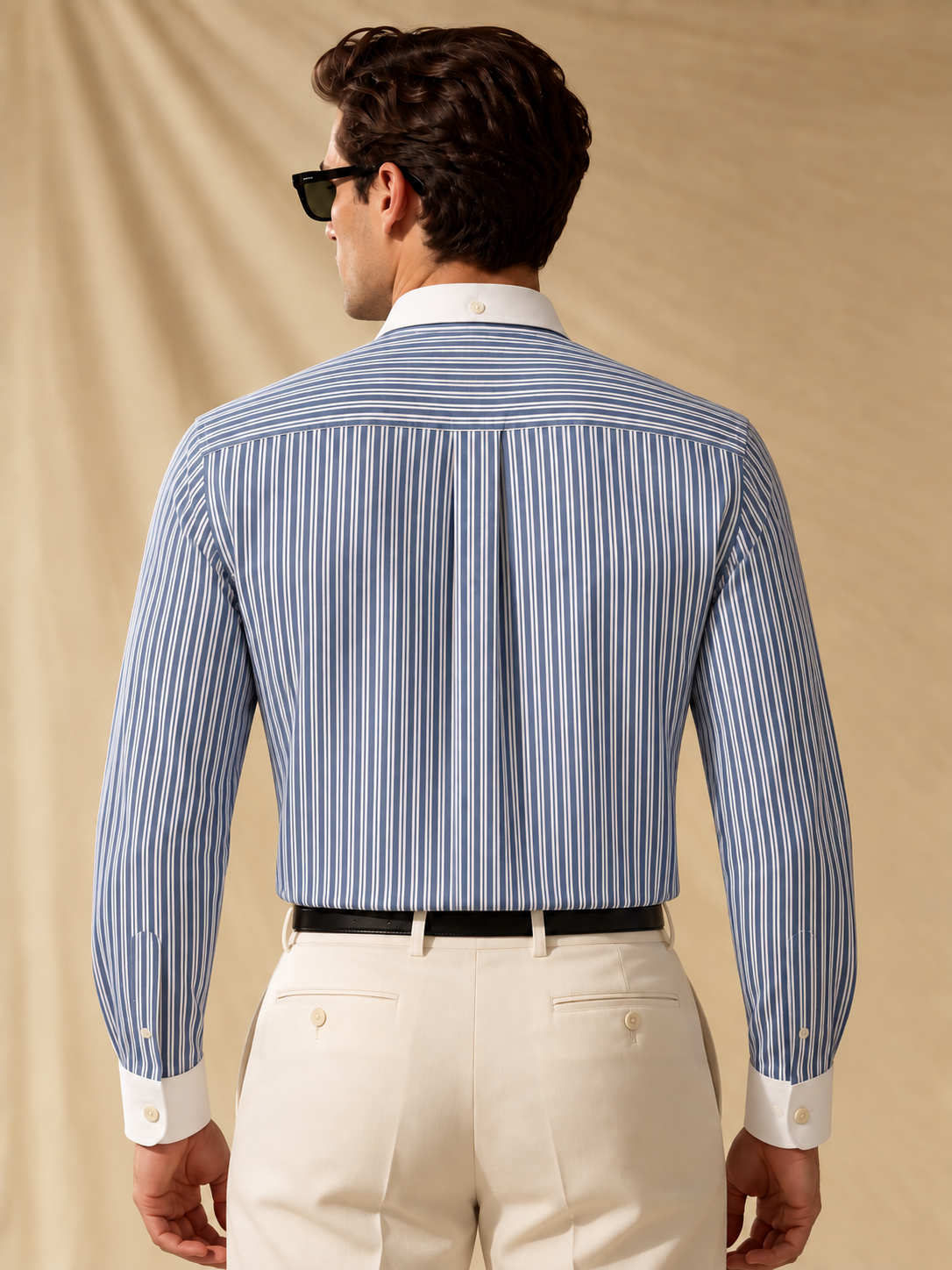 GEMINI Cotton Shirt — Blue