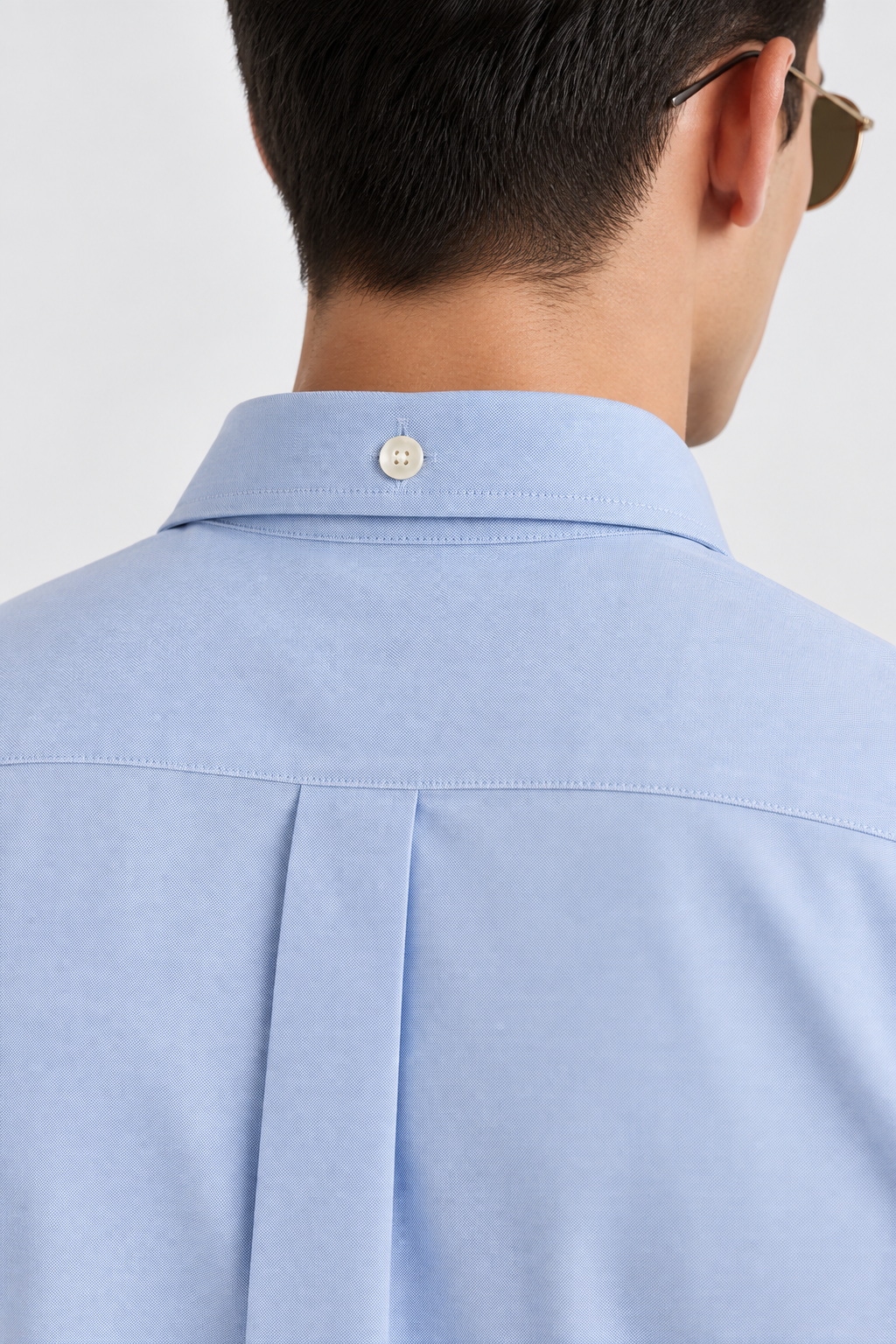 AQUARIUS Cotton Shirt — Powder