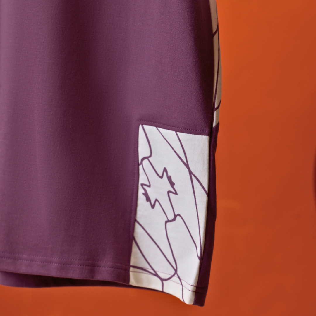 PETRA premium half-sleeve tee | Zerowave Collection | detail | THE SUNYA