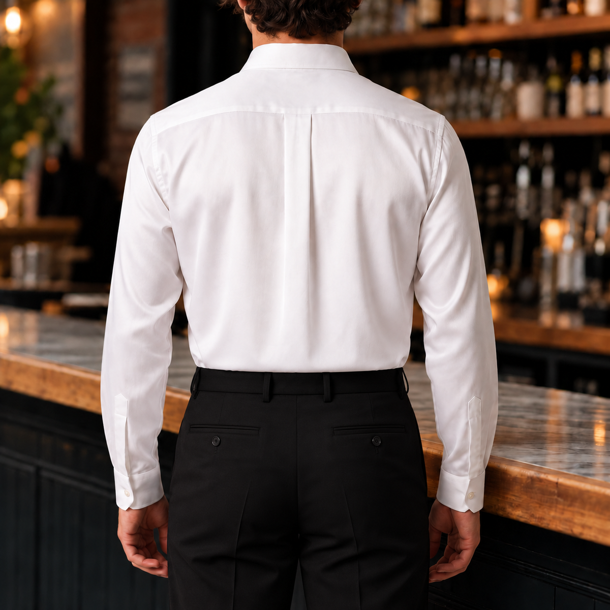 Optic White Sateen Shirt