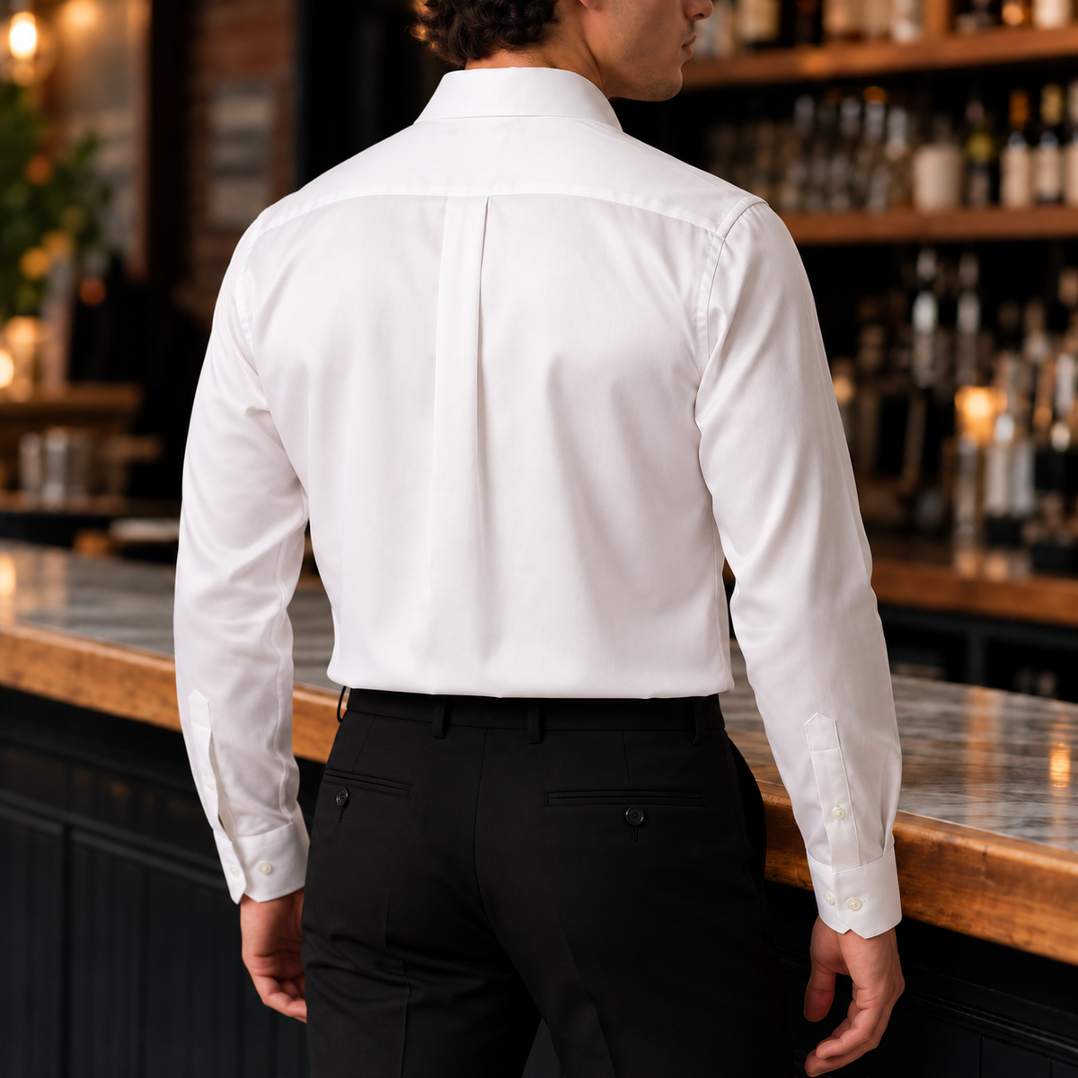 Optic White Sateen Shirt
