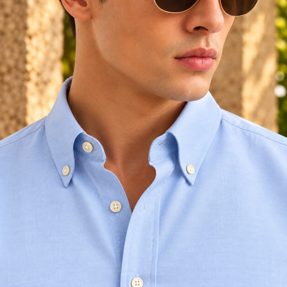 Powder Oxford Shirt