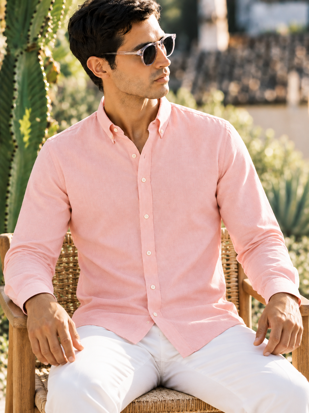 Blush Oxford Shirt