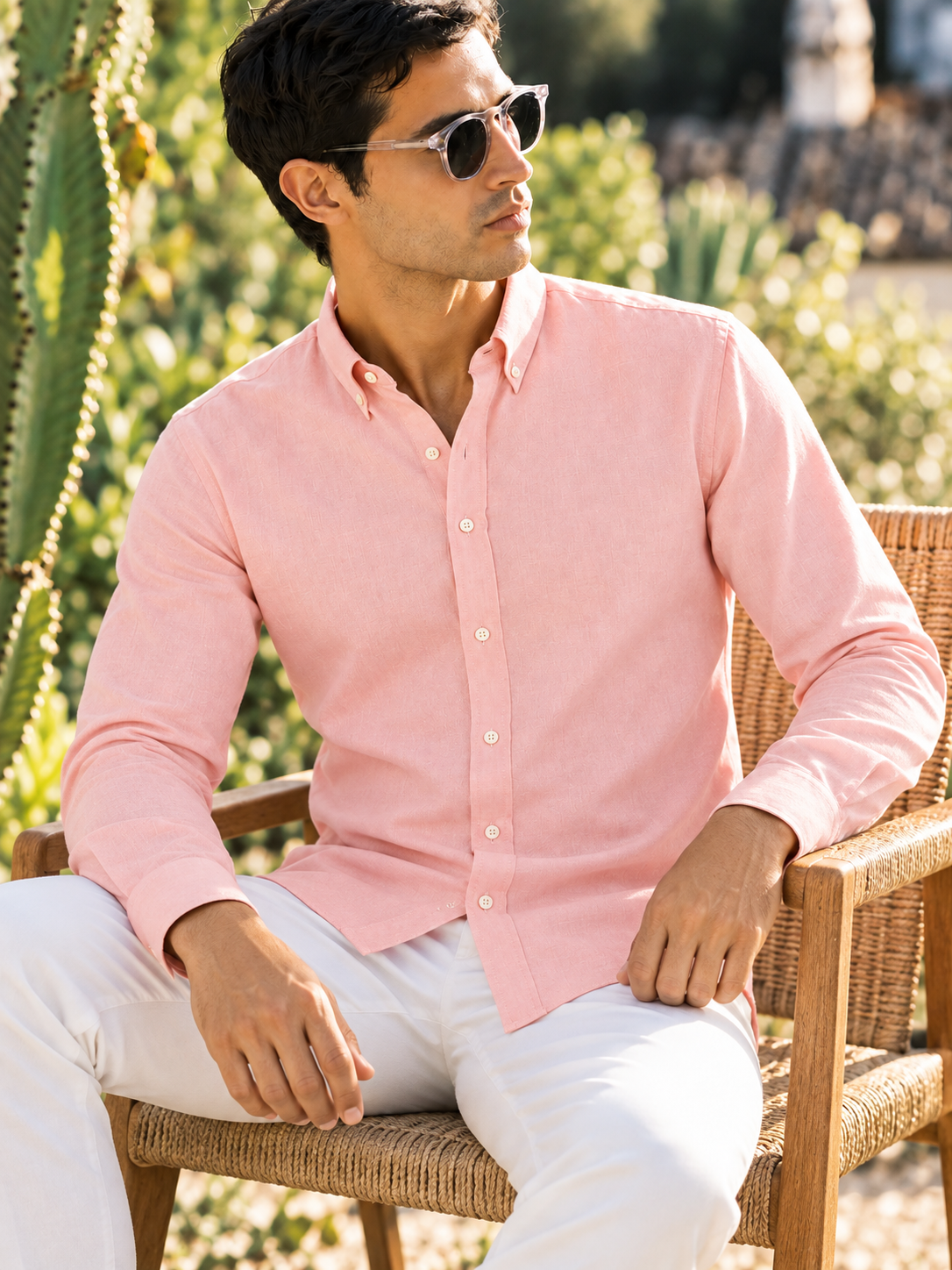 Blush Oxford Shirt