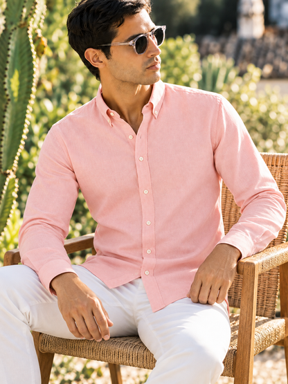 Blush Oxford Shirt