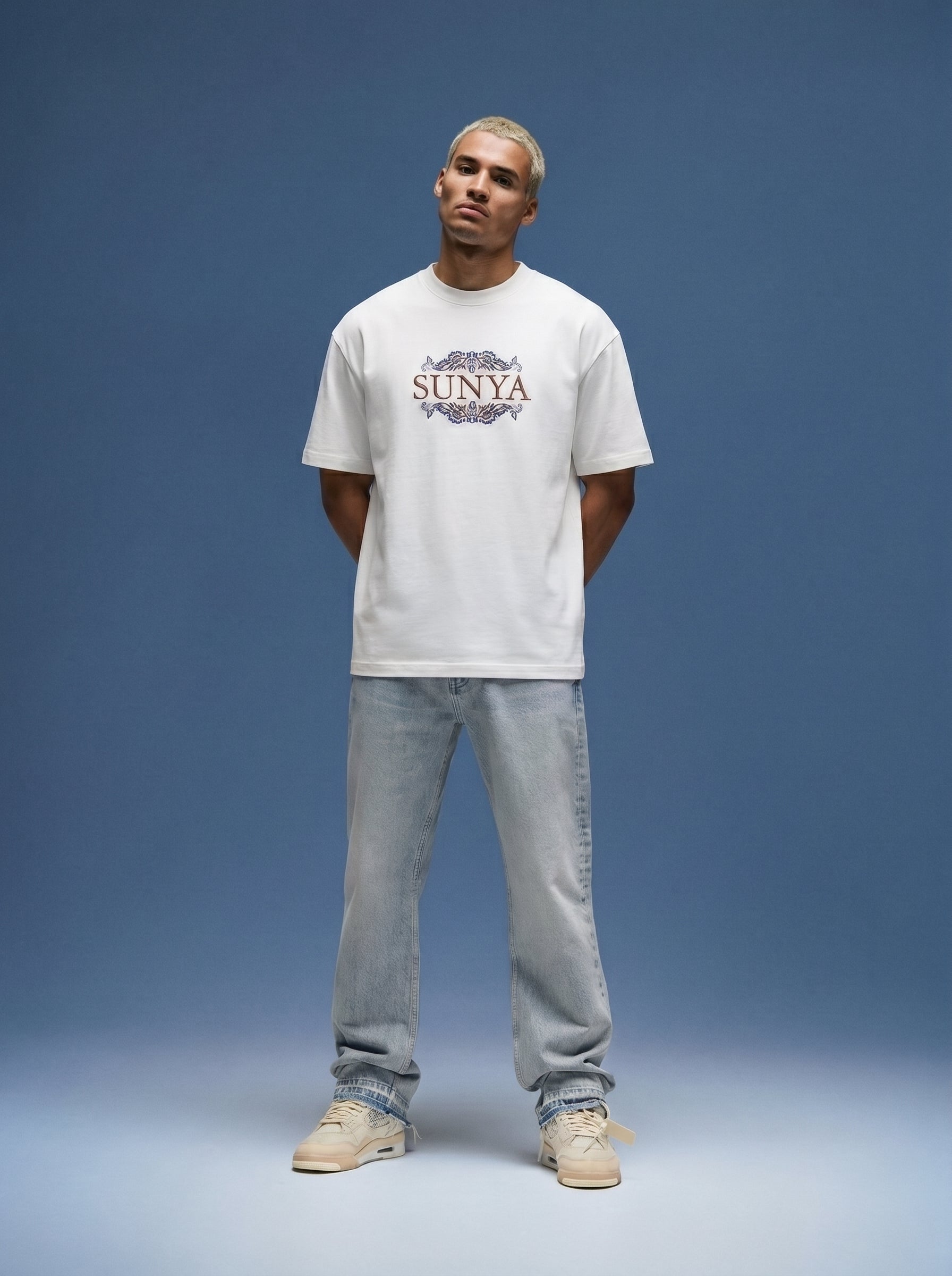 Aham Brahmasmi Oversized T-Shirt – 240 GSM French Terry | Sunya