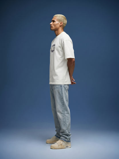 AHAM BRAHMASMI premium half-sleeve tee | Zerowave Collection | detail | THE SUNYA