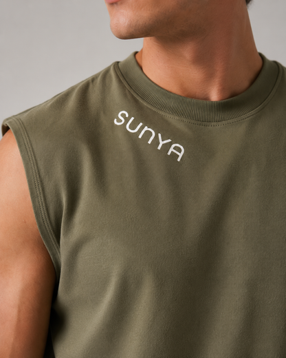 CELESTIAL JOURNEY premium sleeveless tee | 5th Century Collection | detail | THE SUNYA