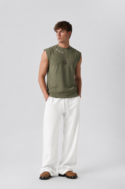 CELESTIAL JOURNEY premium sleeveless tee | 5th Century Collection | back view | THE SUNYA