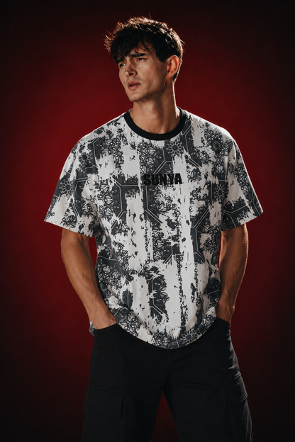 KSHAYA premium half-sleeve tee | Zerowave Collection | front view | THE SUNYA