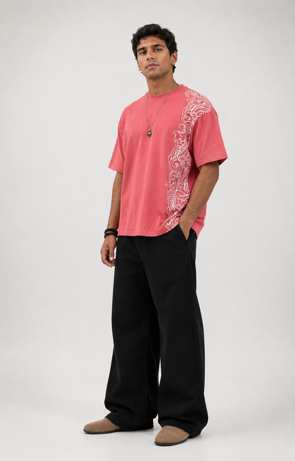 ORNATE COSMOS premium half-sleeve tee | 5th Century Collection | front view | THE SUNYA