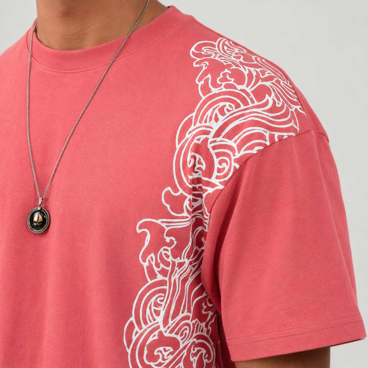 ORNATE COSMOS premium half-sleeve tee | 5th Century Collection | detail | THE SUNYA