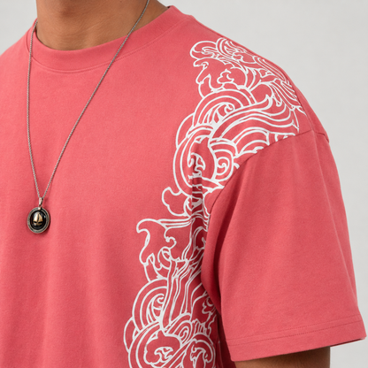 ORNATE COSMOS premium half-sleeve tee | 5th Century Collection | detail | THE SUNYA