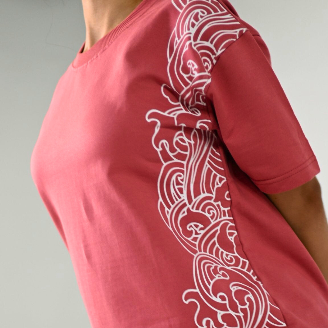 ORNATE COSMOS premium half-sleeve tee | 5th Century Collection | detail | THE SUNYA