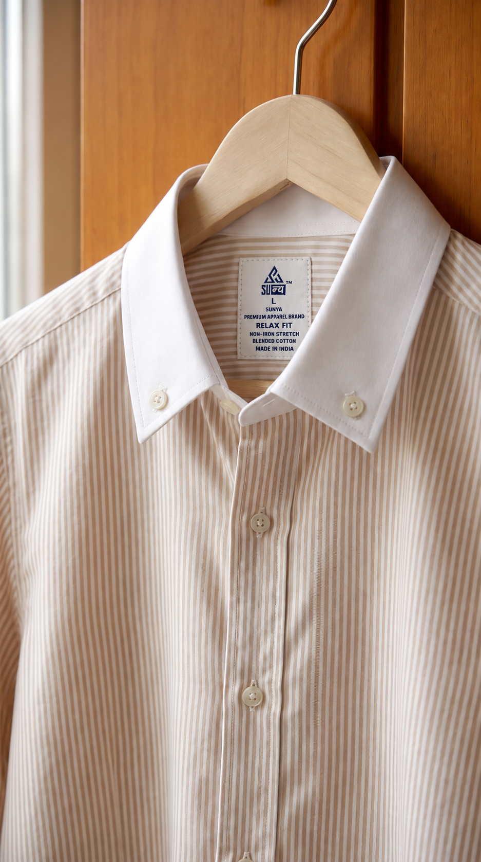 Sand Cotton Shirt — Taurus