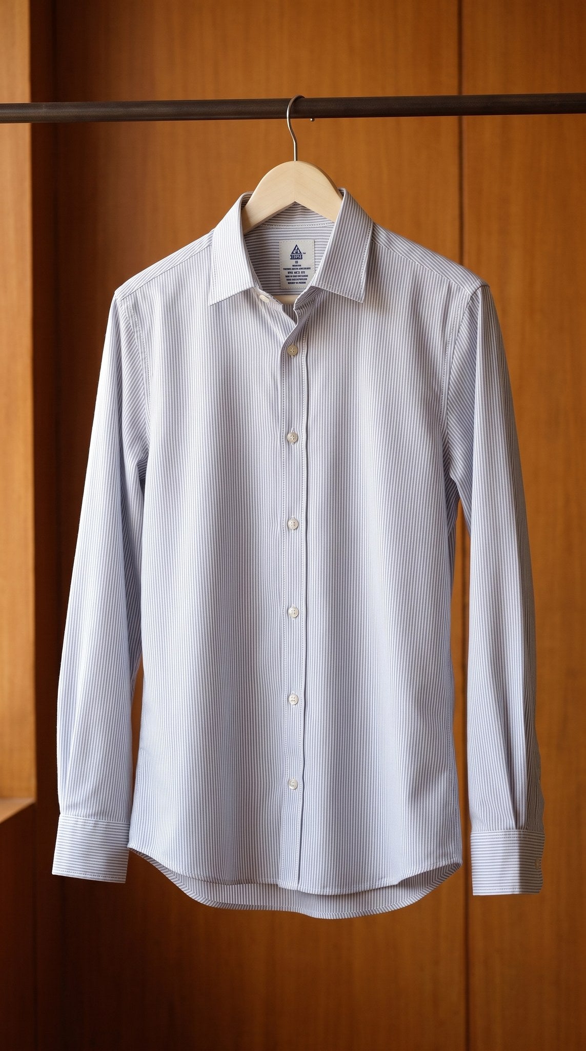 CAPRICORN Cotton Shirt — Graphite, front view