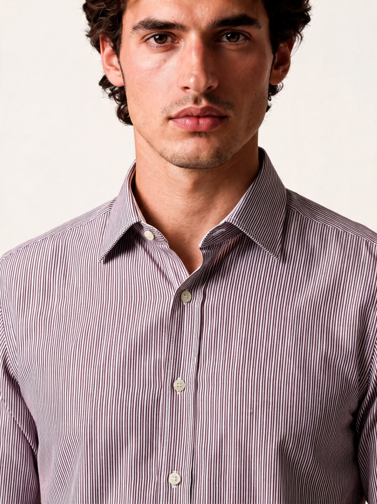SCORPIO Cotton Shirt — Oxblood