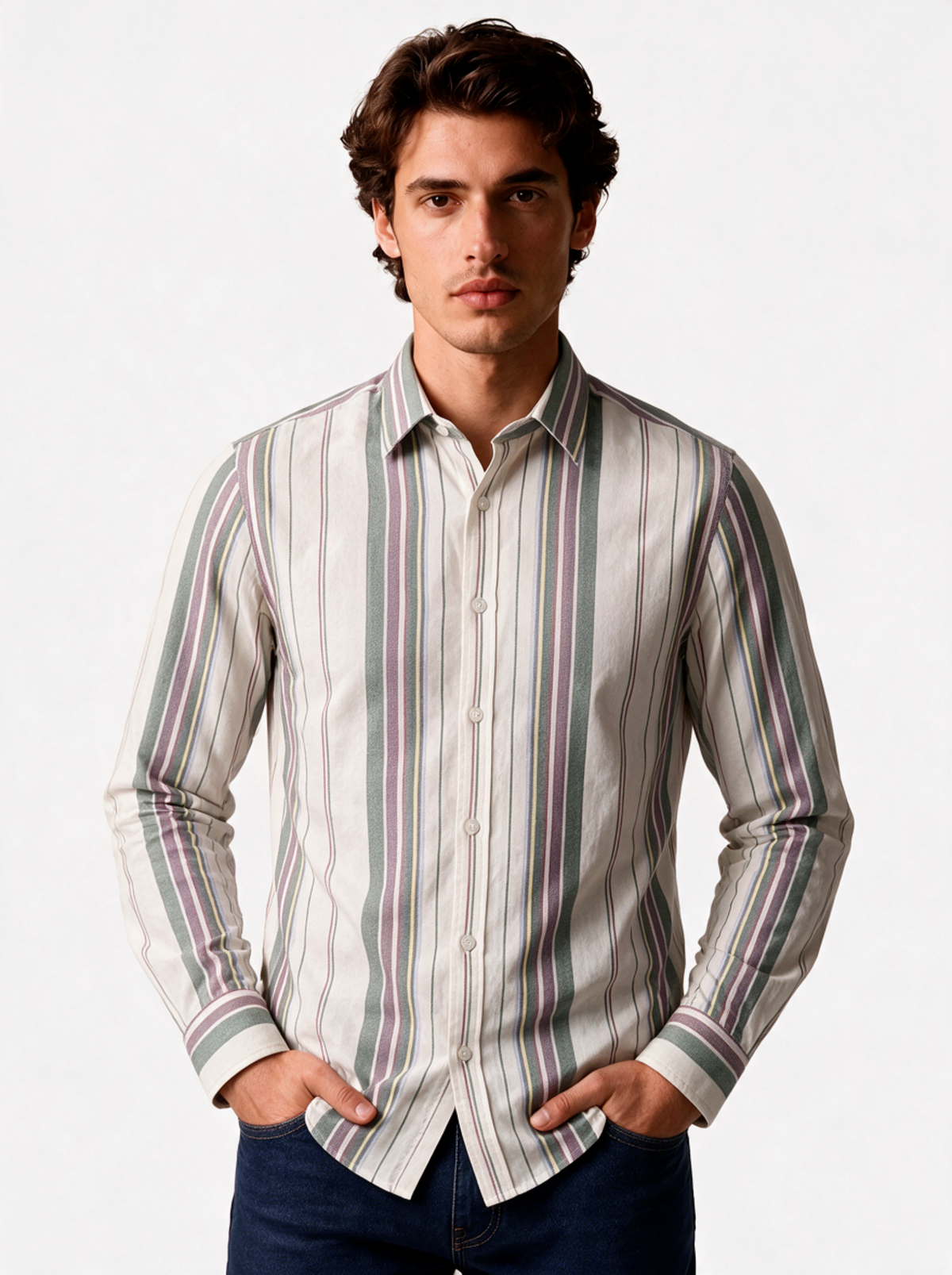 LEO Cotton Shirt — Ecru