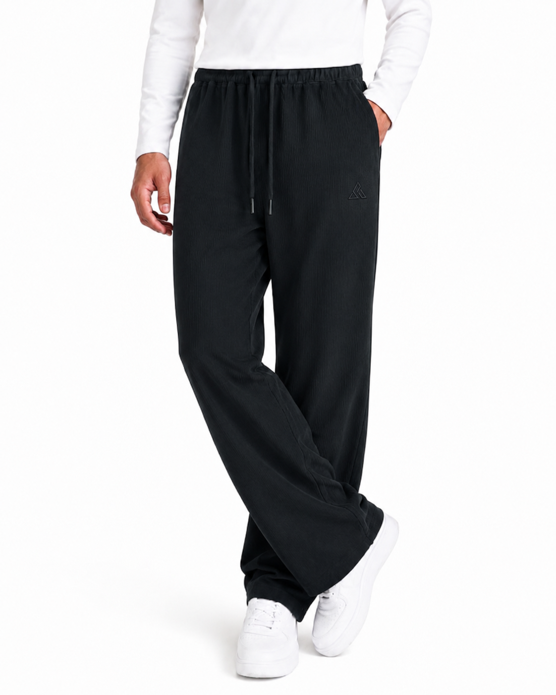 Corduroy Jogger in BHASMA — front