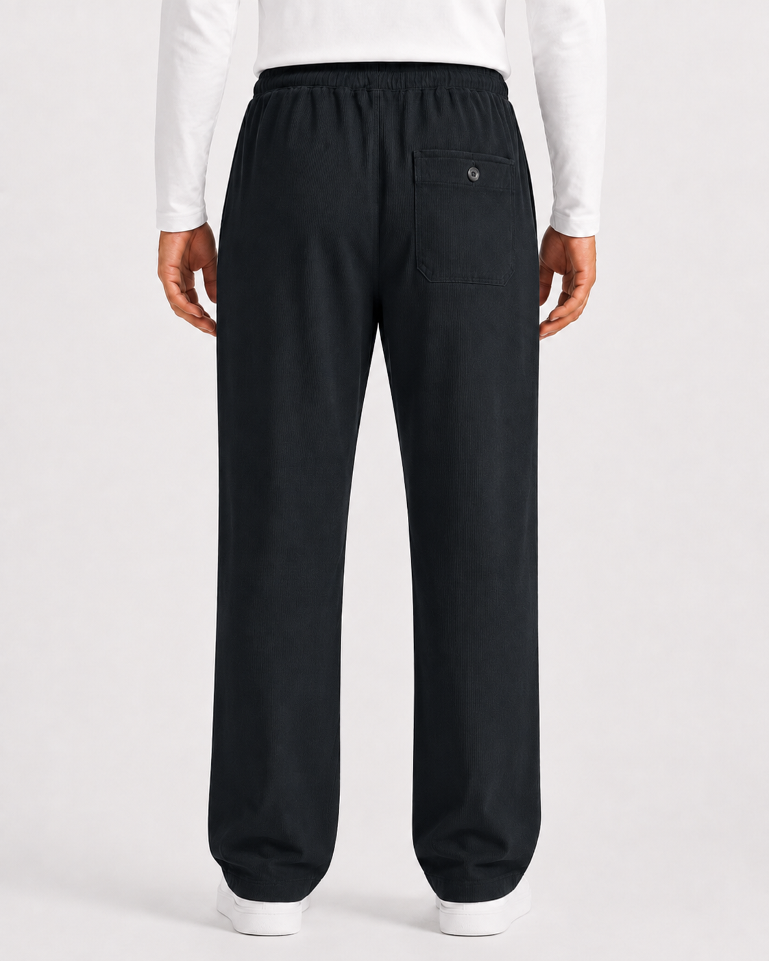 Corduroy Jogger in BHASMA — back