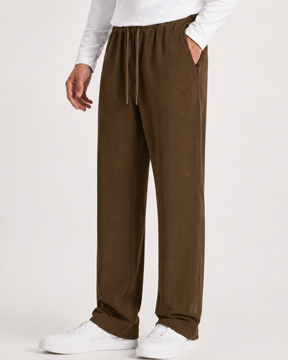 Corduroy Jogger in MRIDA — on model