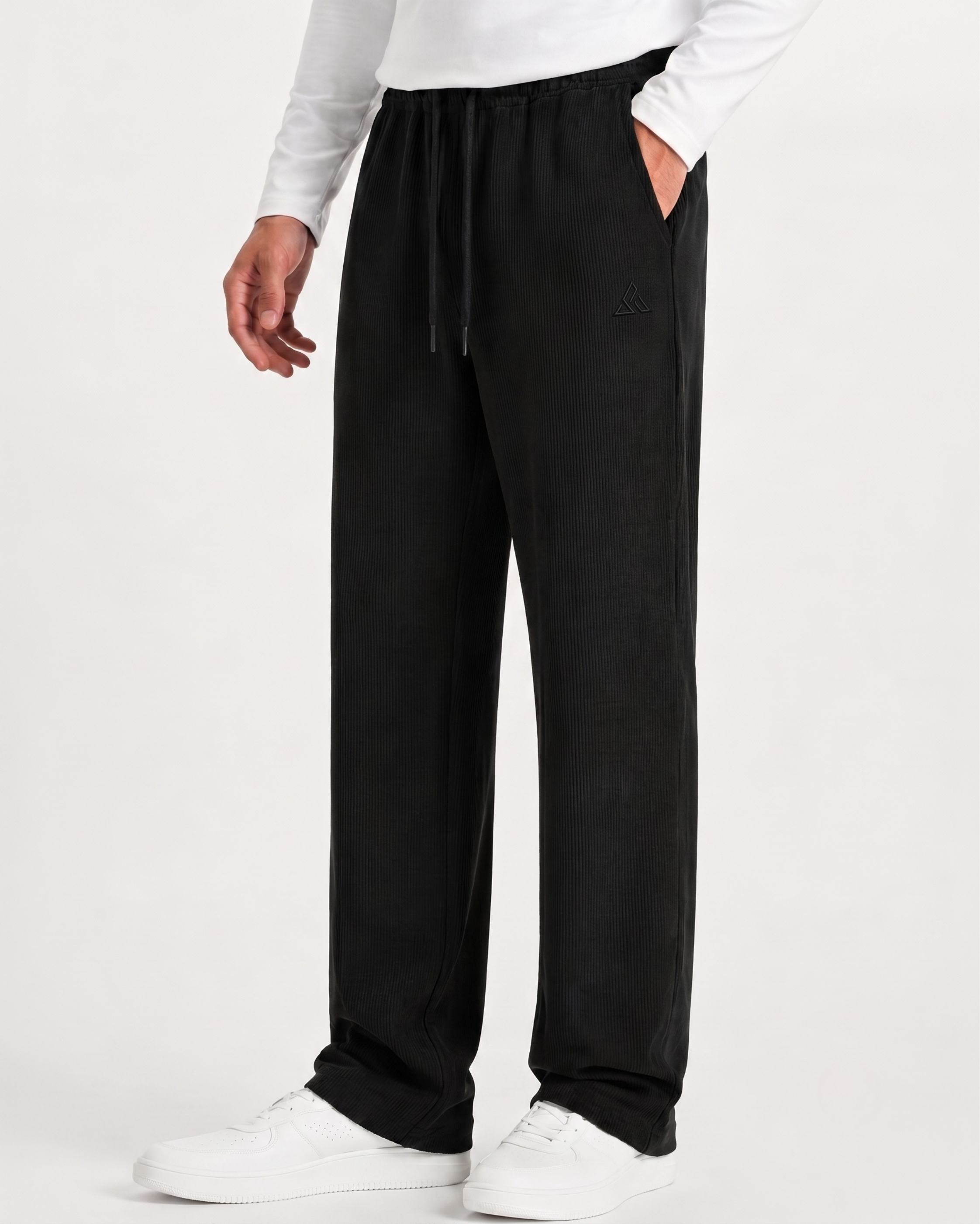 Corduroy Jogger in TAMAS — on model