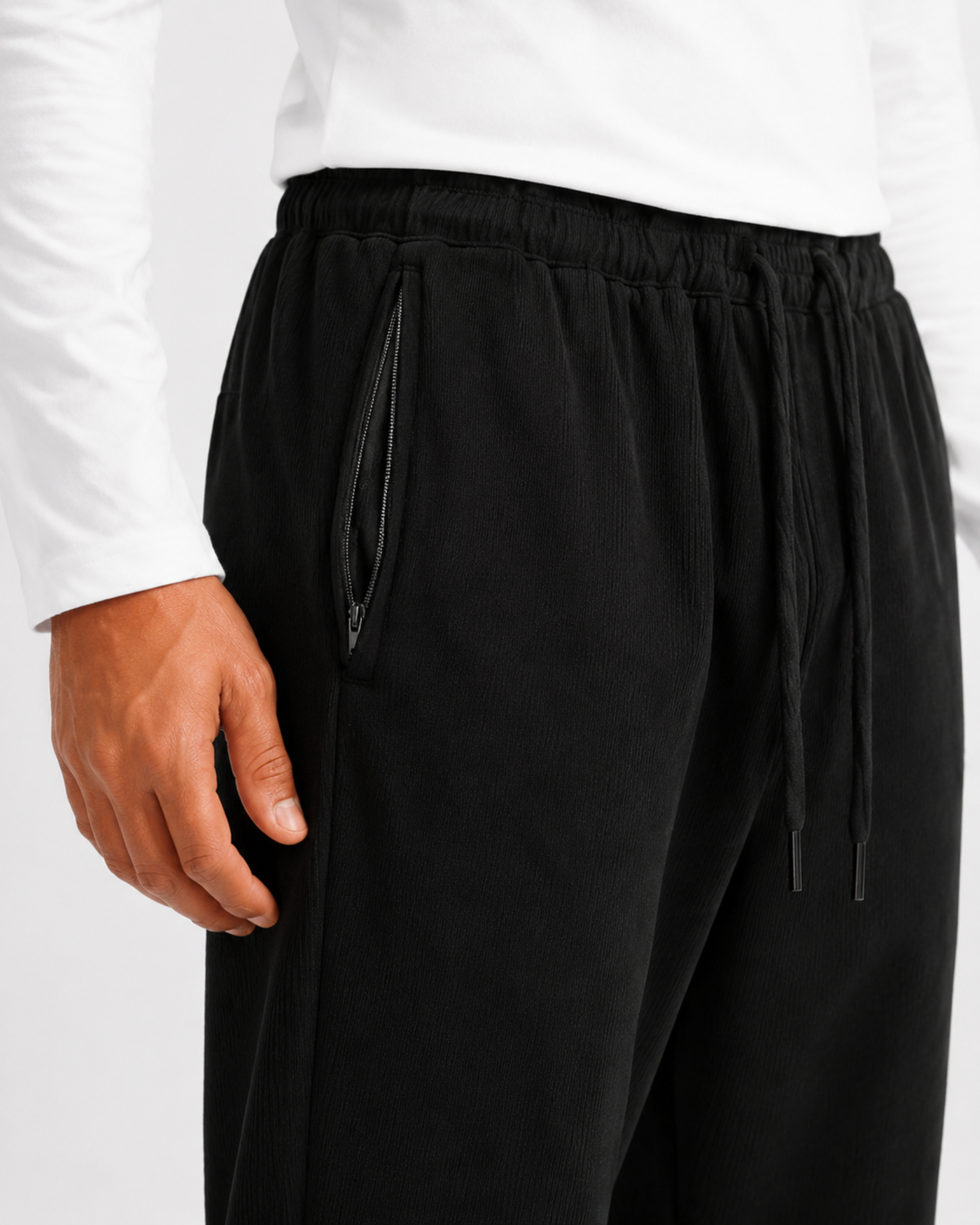 Corduroy Jogger in TAMAS — on model