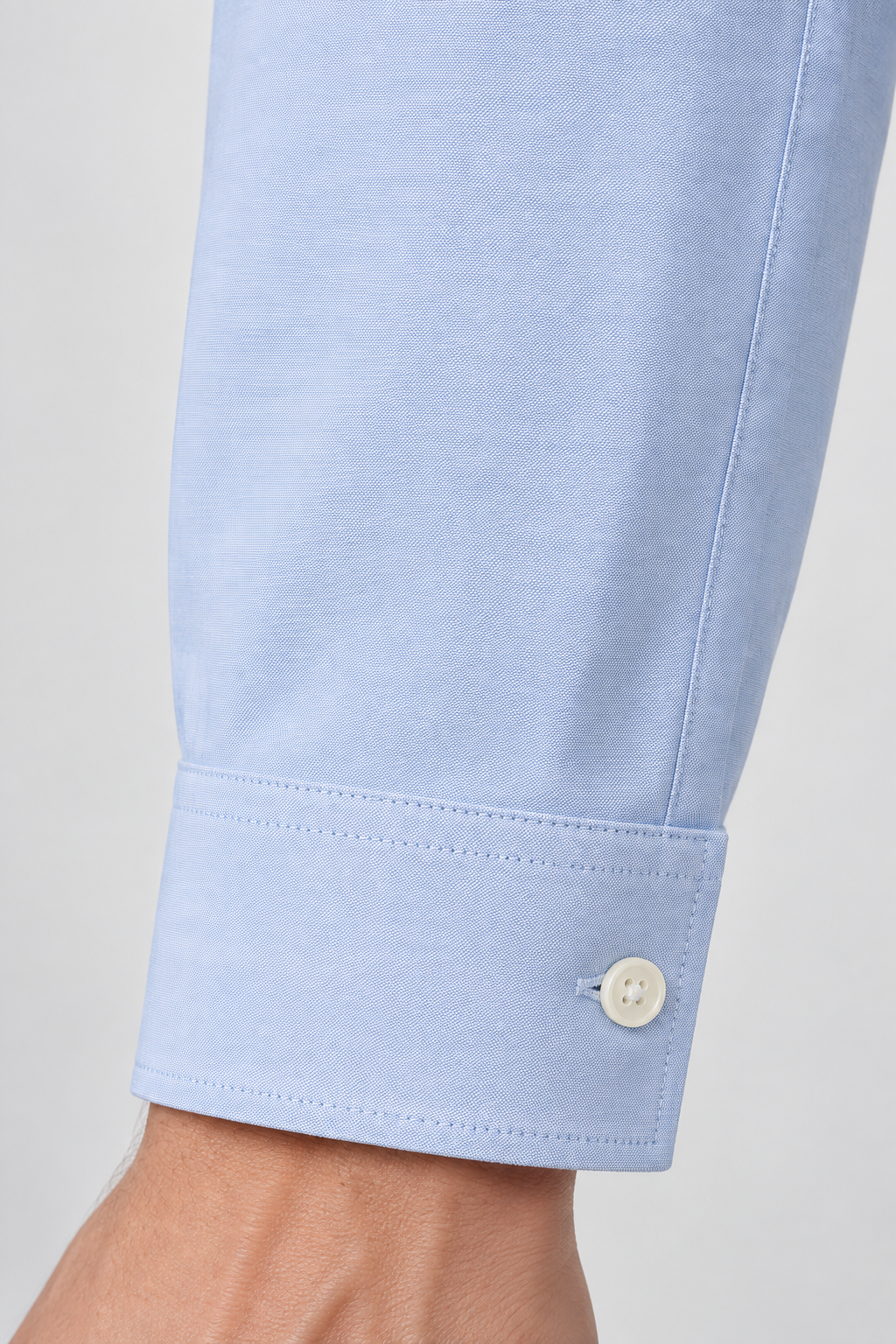 AQUARIUS Cotton Shirt — Powder