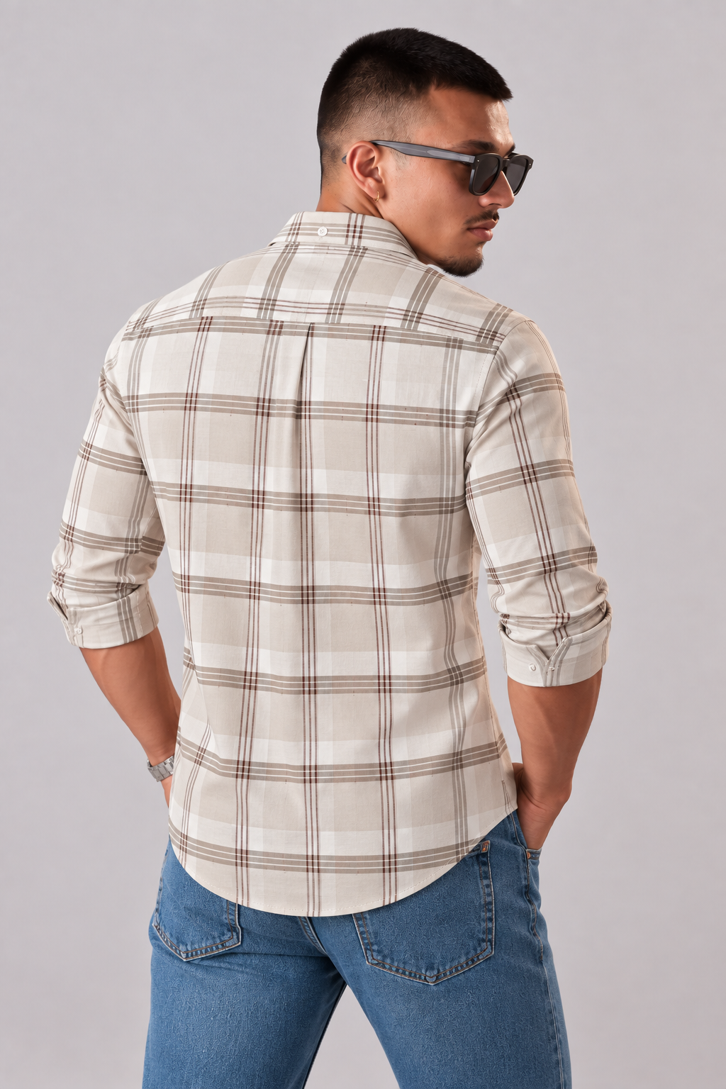 SAGITTARIUS Cotton Shirt — Oat