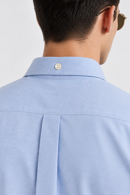 AQUARIUS Cotton Shirt — Powder