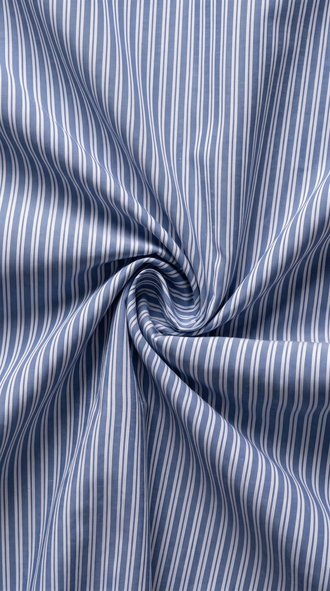 GEMINI Cotton Shirt — Blue, detail view