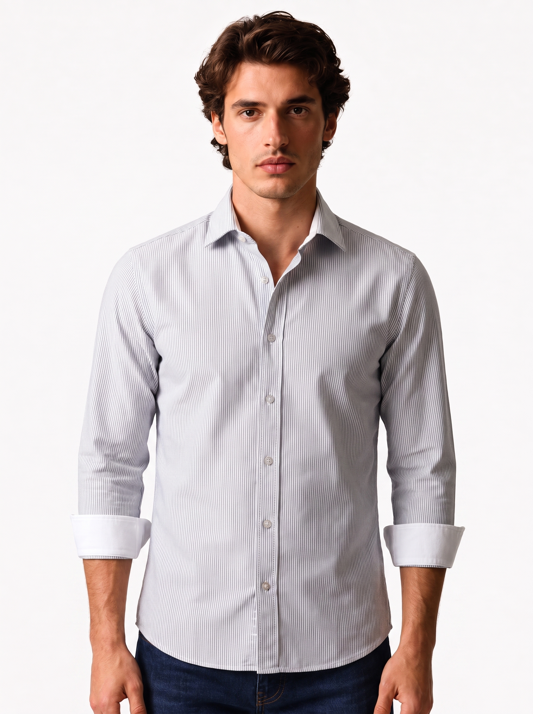 CAPRICORN Cotton Shirt — Graphite