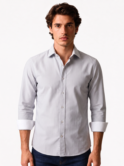 CAPRICORN Cotton Shirt — Graphite