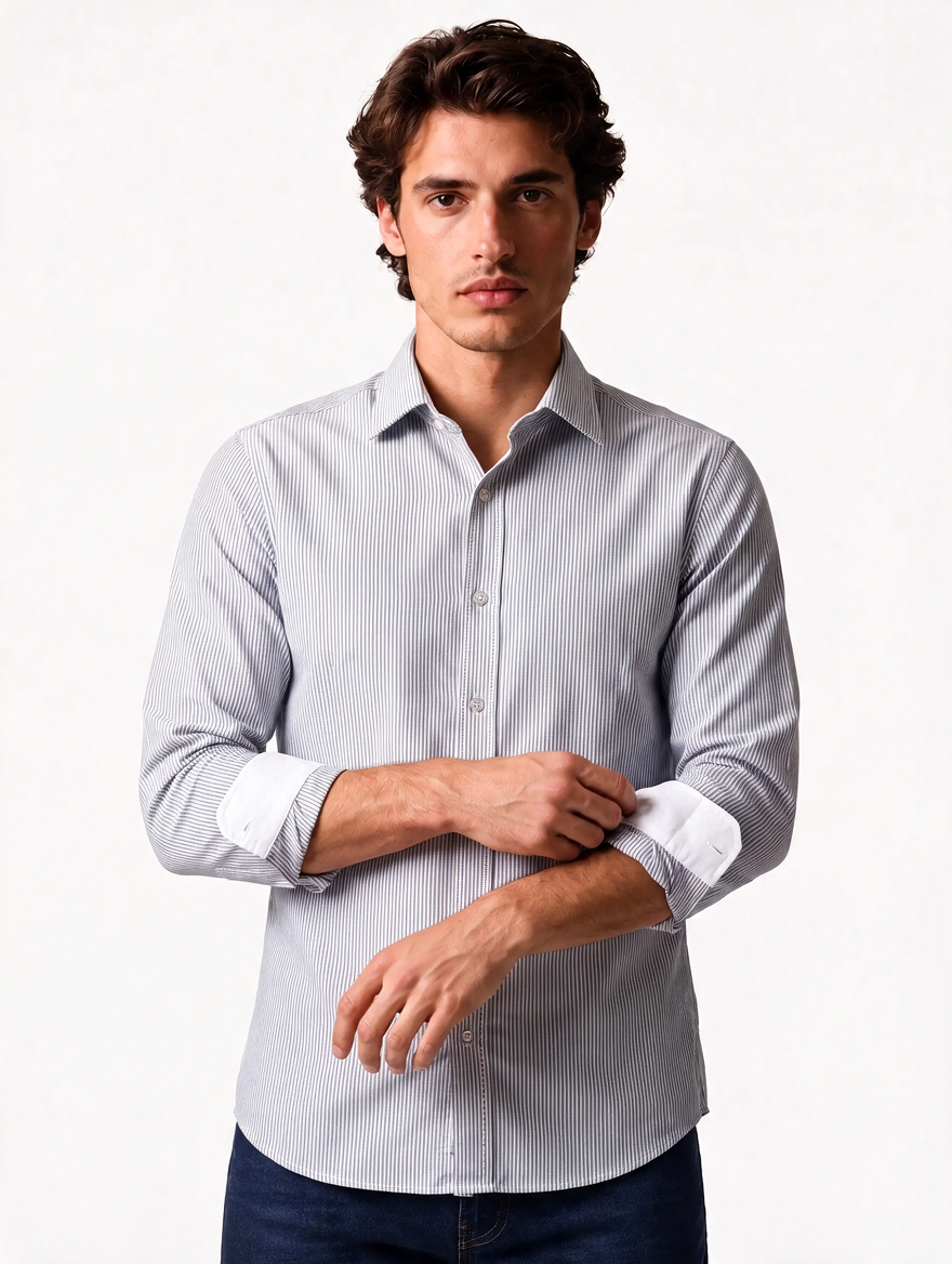 CAPRICORN Cotton Shirt — Graphite