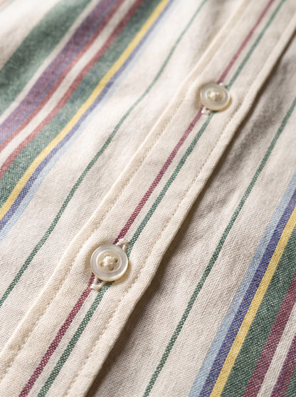 LEO Cotton Shirt — Ecru, detail view