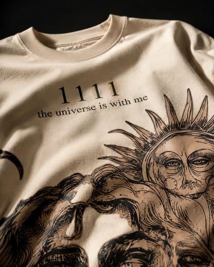 MANIFEST premium half-sleeve tee | 5th Century Collection | back view | THE SUNYA