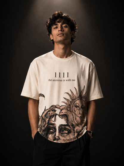 MANIFEST premium half-sleeve tee | 5th Century Collection | detail | THE SUNYA