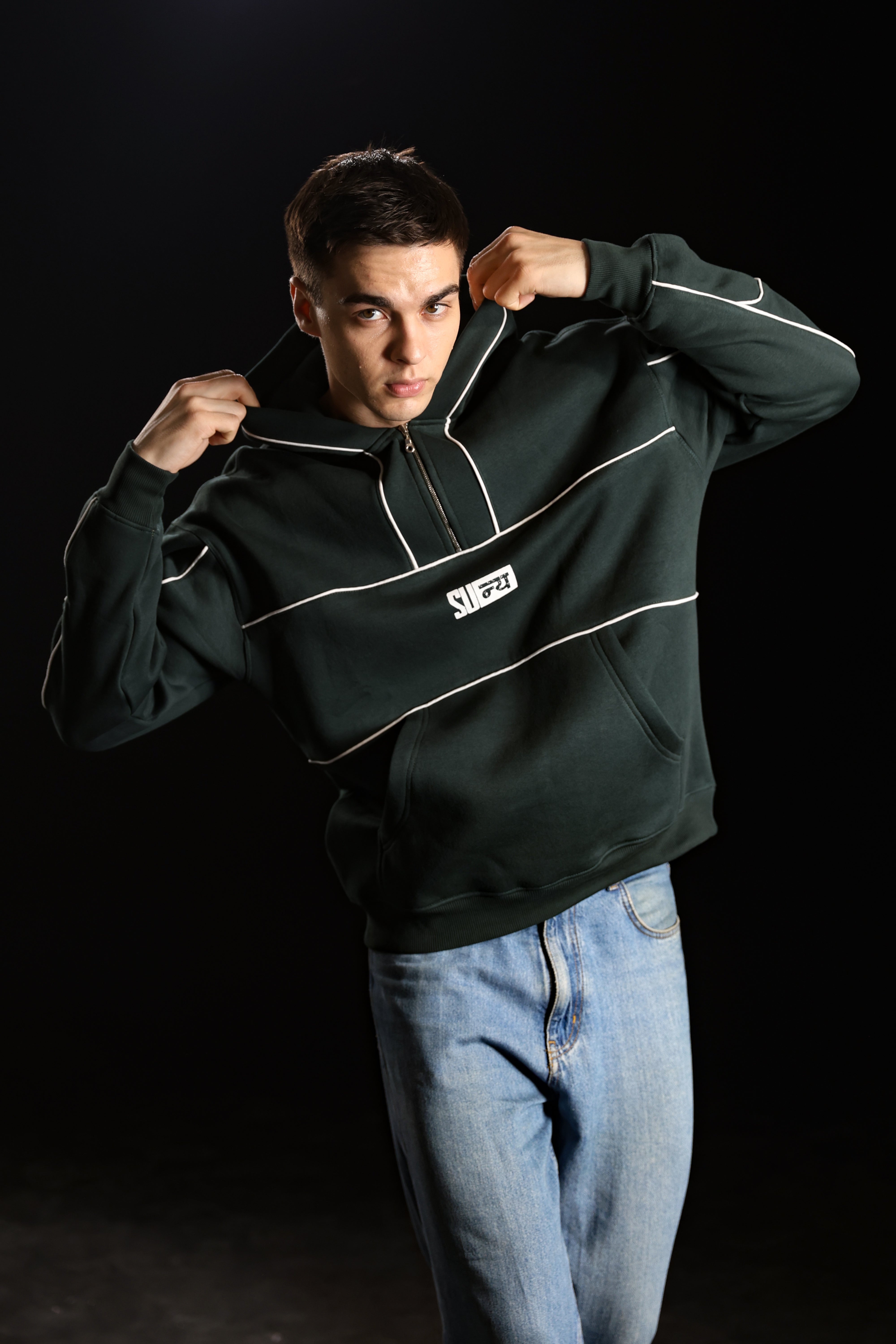 NEXUS premium hoodie | Winter Collection | detail | THE SUNYA
