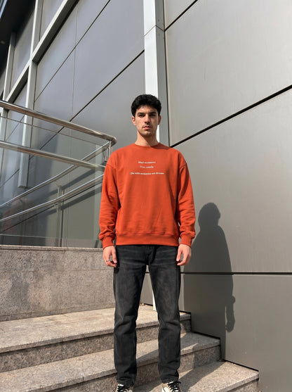NOR MEMORIES premium sweatshirt | 5th Century Collection | front view | THE SUNYA