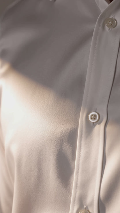 Optic White Sateen Shirt