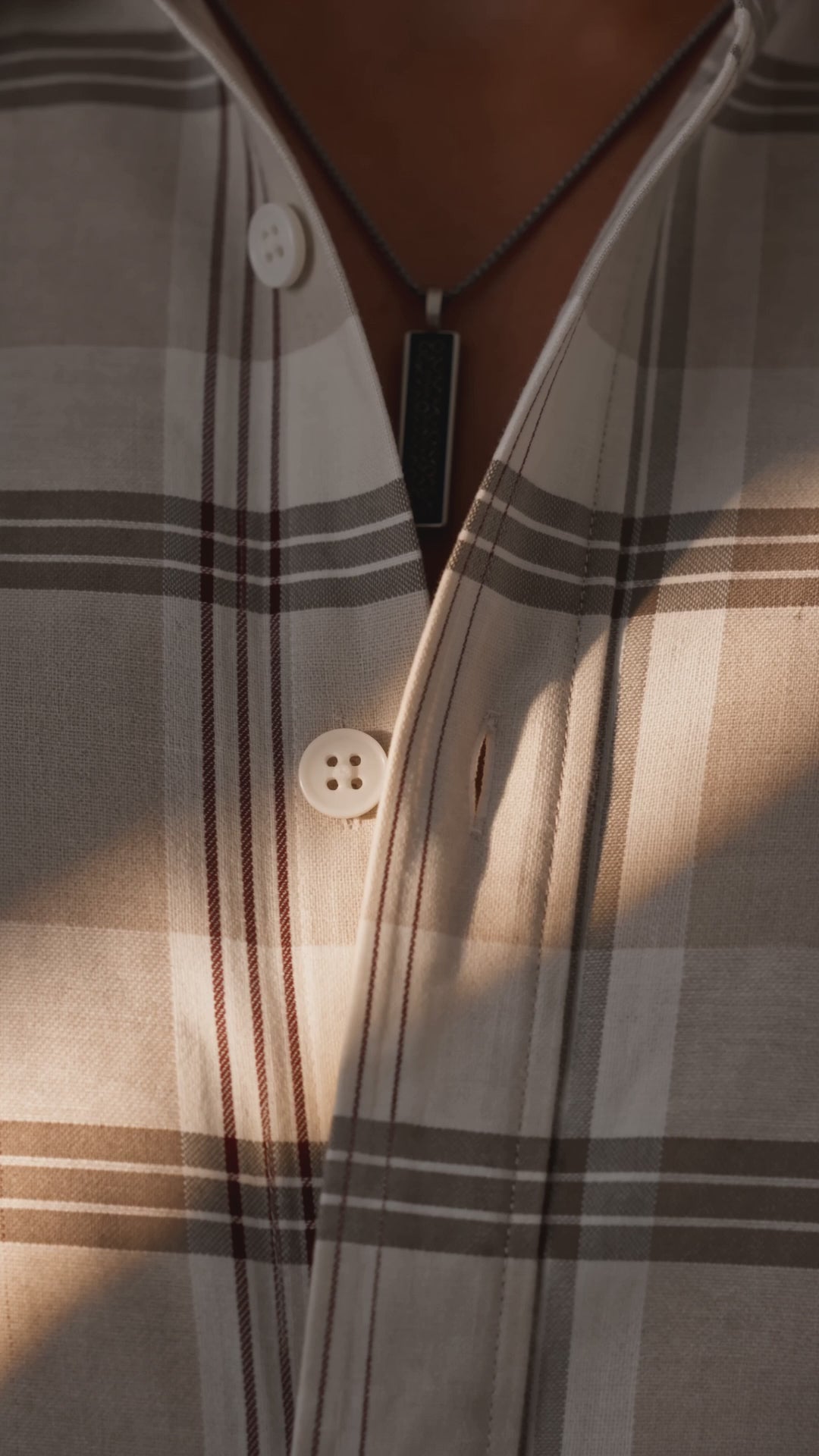 Load video: Oat Cotton Shirt — Sagittarius