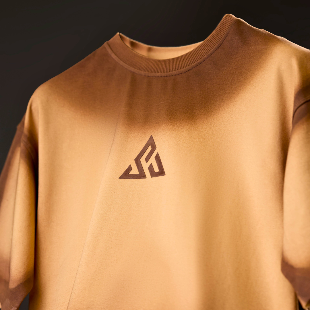SANDAGE premium half-sleeve tee | Zerowave Collection | back view | THE SUNYA